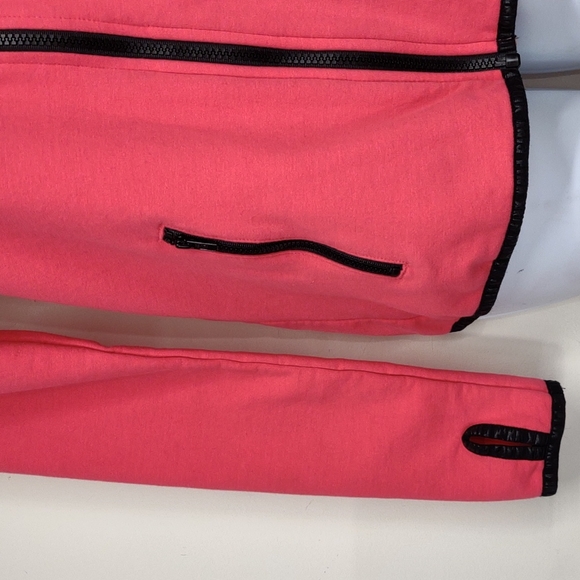 Victoria's Secret Pink XS Hot pink hooded zippered Jacket - Picture 3 of 9